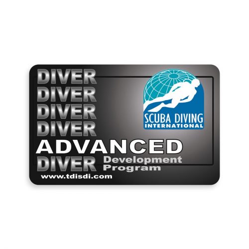SDI Advanced Specialty Certification Card